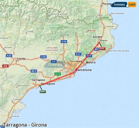 Trenes Tarragona Girona baratos, billetes desde 24,15 ...