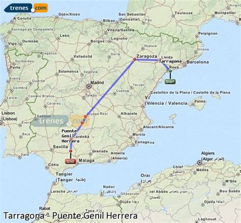 Trenes Tarragona Puente Genil Herrera baratos, billetes ...