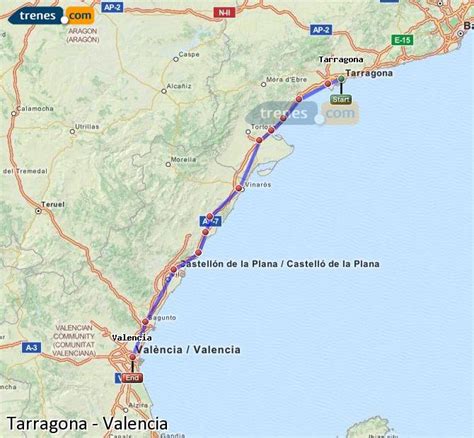 Trenes Tarragona Valencia baratos, billetes desde 11,50 ...