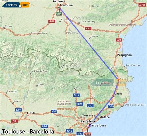 Trenes Toulouse Barcelona baratos, billetes desde 17,40 ...