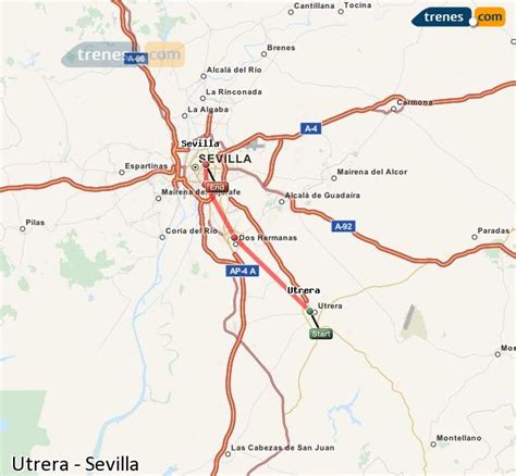 Trenes Utrera Sevilla baratos, billetes desde 3,05 ...