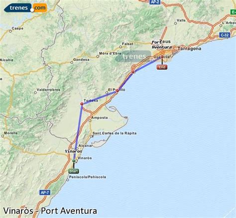 Trenes Vinaròs Port Aventura baratos, billetes desde 9,25 ...