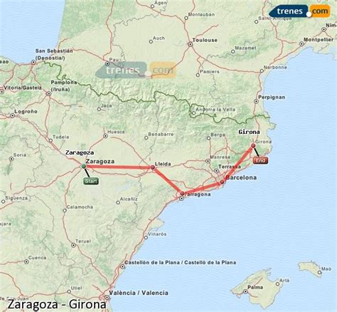 Trenes Zaragoza Girona baratos, billetes desde 26,80 ...