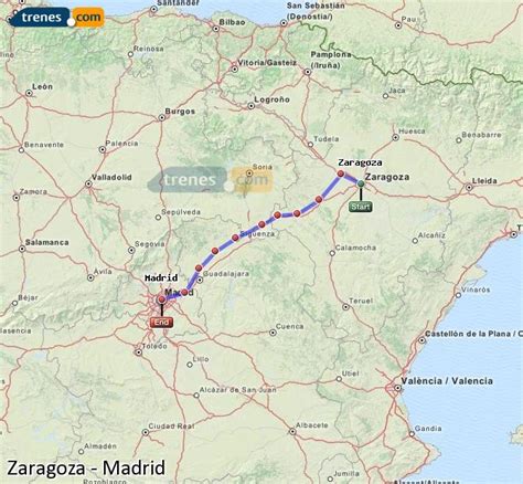 Trenes Zaragoza Madrid baratos, billetes desde 25,35 ...