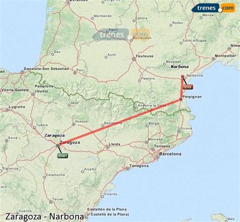 Trenes Zaragoza Narbona baratos, billetes desde 114,00 ...
