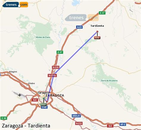 Trenes Zaragoza Tardienta baratos, billetes desde 8,70 ...