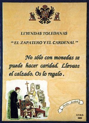 Tres Culturas: Leyenda de El Zapatero y el Cardenal