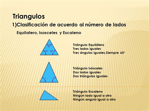 Triangulos 1 Clasificación de acuerdo al número de lados ...