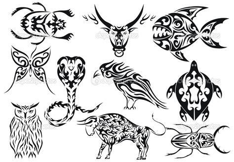 Tribal Animal Tattoos Designs | Tattooshunt.com