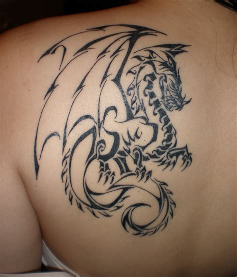 Tribal Dragon Tattoo3D Tattoos