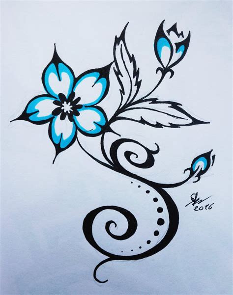 Tribal flower design by Esmeekramer on DeviantArt