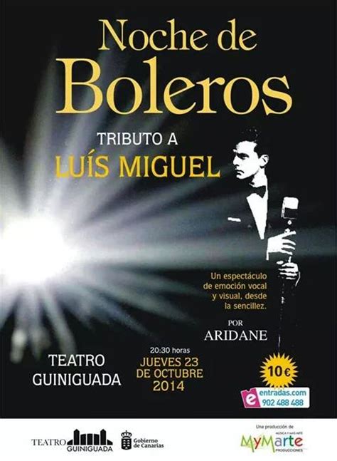 Tributo a Luis Miguel en el Teatro Guiniguada   OCIO LAS ...