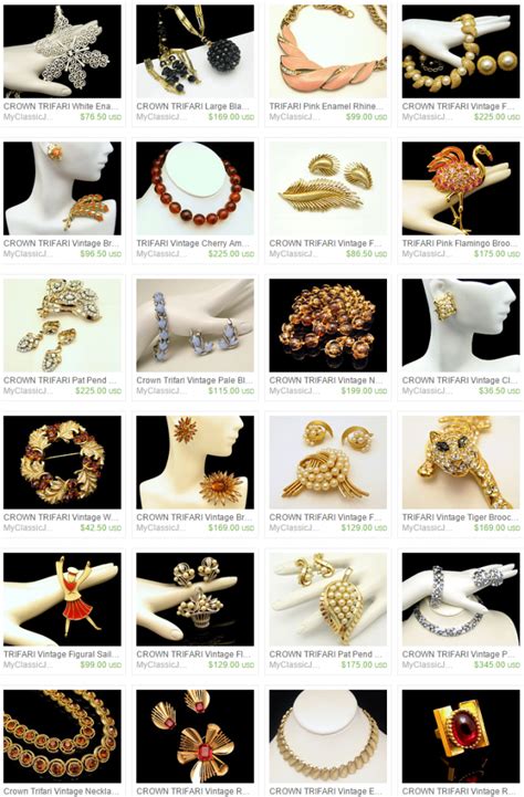 Trifari Vintage Jewelry Identification and Research   My ...
