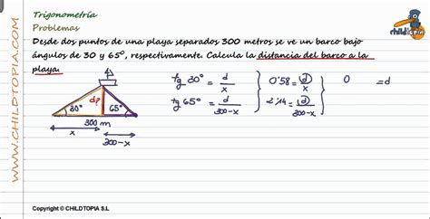 Trigonometría: Problemas. 4º de ESO matemáticas   YouTube