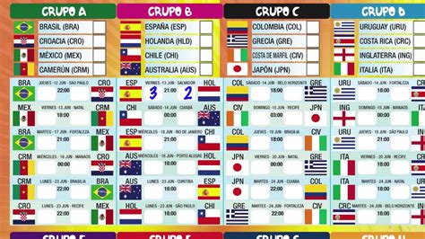 Tripticos Calendarios del Mundial de Brasil   YouTube