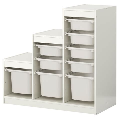 TROFAST Storage combination with boxes White/white ...