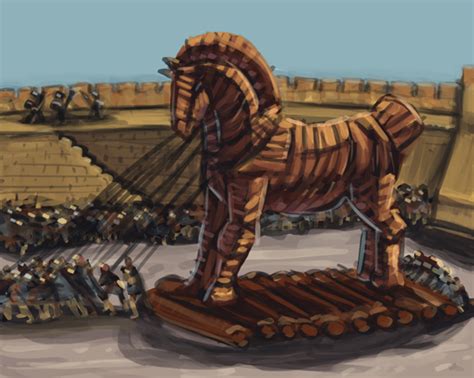 Trojan War Painting | www.pixshark.com   Images Galleries ...