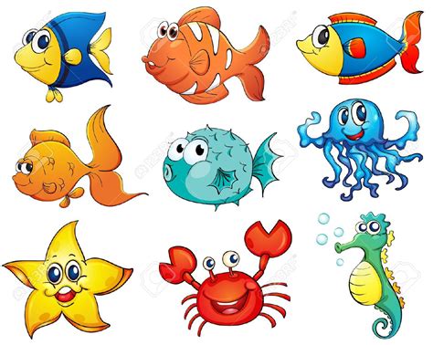 Tropical Fish clipart water animal   Pencil and in color ...
