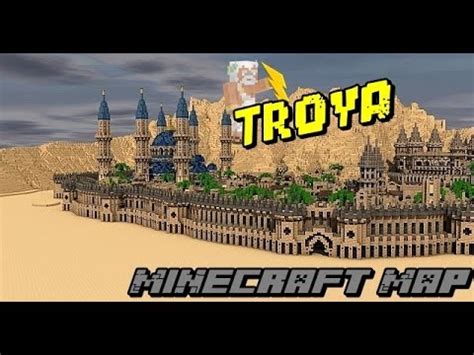 Troya en Minecraft!  Map Review    YouTube