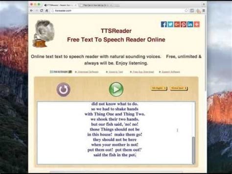 TTSReader | Lector de textos con voz . Online. Preciso ...