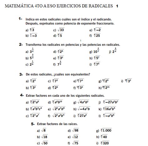 Tu ayuda con las Matemáticas: MATEMÁTICA 4TO ESO NÚMEROS ...