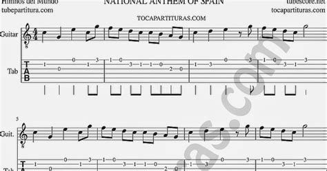 tubepartitura: Himno Nacional de España Tablatura de ...