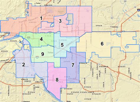 Tulsa Council Districts Map – Selling Real Estate in Metro ...