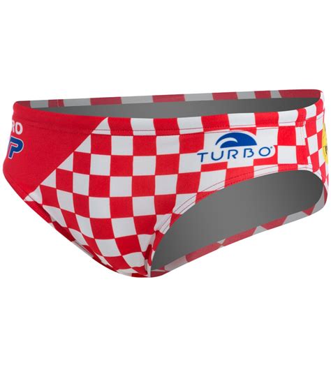 Turbo Croatia Official Water Polo Suit at SwimOutlet.com