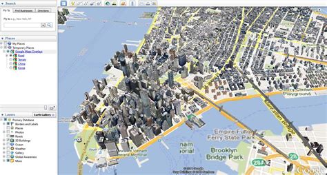 Turning on map view in Google Earth?   Geographic ...