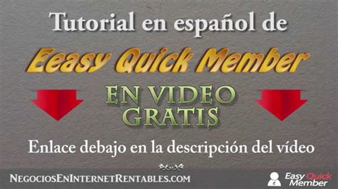 Tutorial en español Easy Quick Member Gratis | Plugin para ...