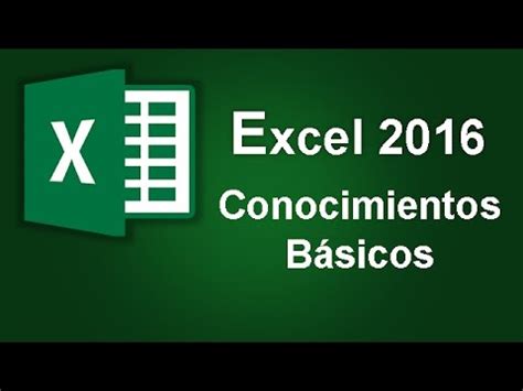 Tutorial Excel 2016 | Español