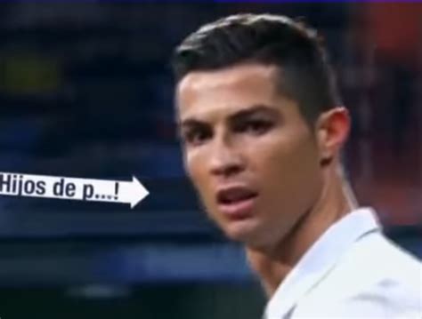 TV flagra Cristiano Ronaldo xingando torcedores do Real ...
