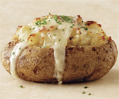 Twice Baked Potatoes with Cheddar and Chives   Recipe ...