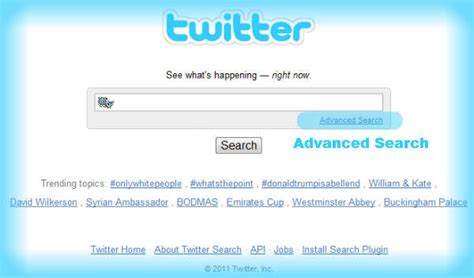 Twitter Advanced Search Functions – inMoreau