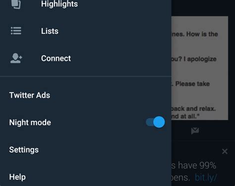 Twitter for Android gets a “Night mode” | TechCrunch