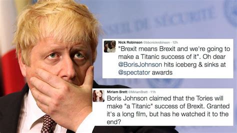 Twitter is mocking Boris Johnson after he compared Brexit ...