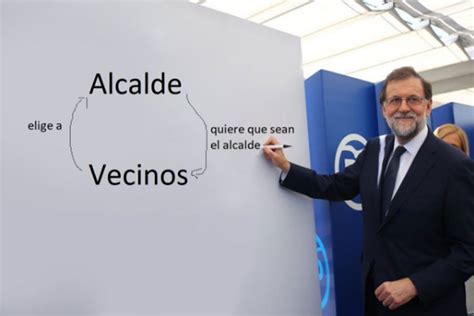 Twitter: Rajoy frente a una pizarra blanca, carne de meme ...