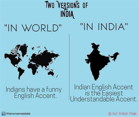 Two Versions of India:  In World   Indians have a funny ...