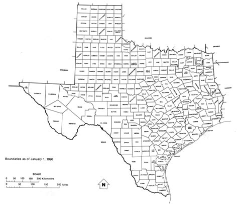 TX Historical County Lines