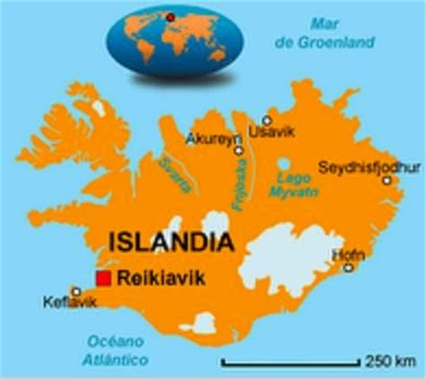 Ubicación de Islandia, su clima y más información   Clima ...