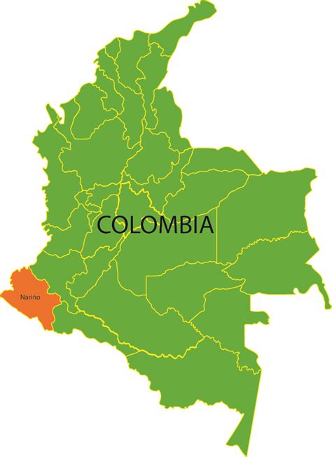 Ubicación de Nariño en Colombia