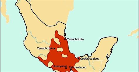 Ubicación geográfica de la cultura azteca ~ Aprenda ...
