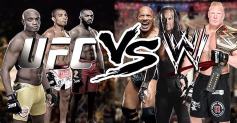 UFC vs WWE: deporte de artes marciales mixtas contra la ...