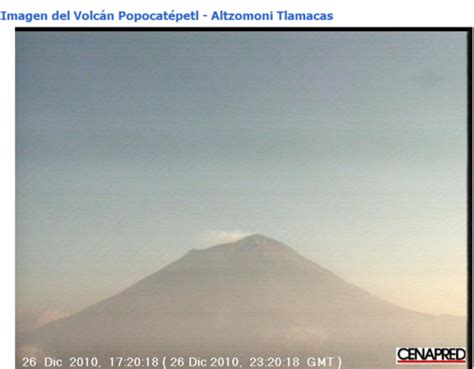 UFO On Live Broadcast Of Popocatepetl Volcano – Ghost Theory