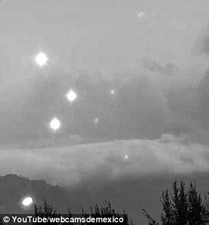 UFOs spotted  dancing  over Mexican volcano in live stream ...