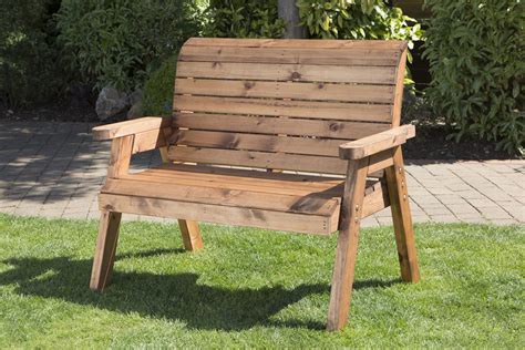 UK Handmade Fully Assembled Heavy Duty Wooden Garden Bench ...