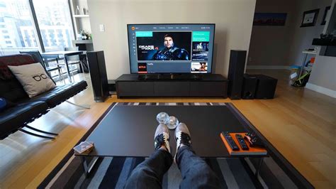 Ultimate 4K TV Setup   Tech Living Room Tour   YouTube