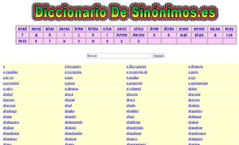 Un diccionario online de sinónimos en español   Soft & Apps