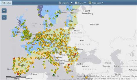 Un mapa muestra el riesgo de inundaciones y el cambio ...