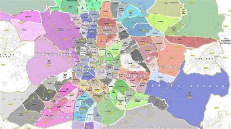 Un nuevo plano callejero actualiza los distritos y barrios ...